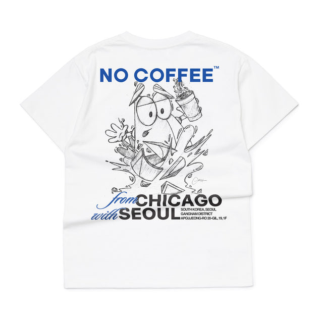 NO COFFEE x Louis De Guzman T-Shirt (White)