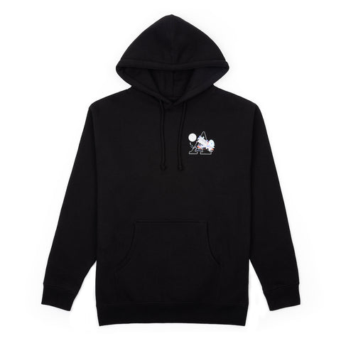 Along The Way Hooded Sweatshirt (Black)