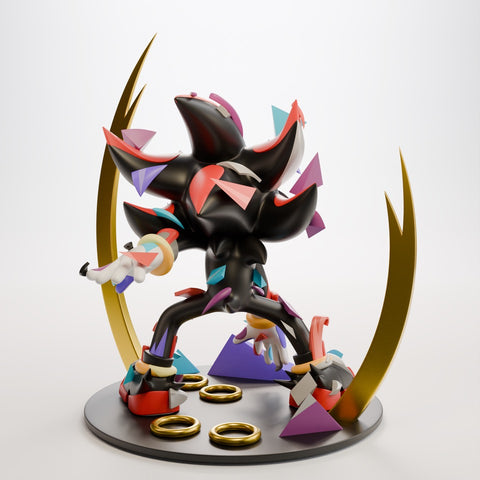 Louis De Guzman x Sonic The Hedgehog Shadow The Hedgehog Vinyl Sculpture