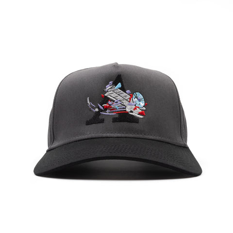 Along The Way Hat (Charcoal / Black)