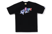 BAPE X LDG STA TEE (BLACK)