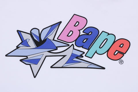 BAPE X LDG STA TEE (WHITE)