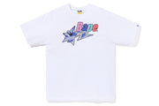 BAPE X LDG STA TEE (WHITE)